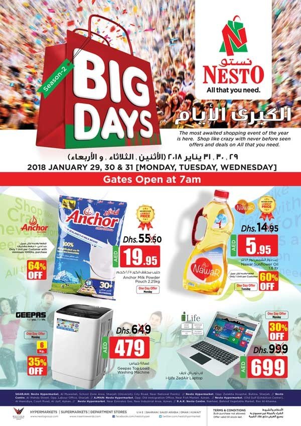 NESTO BIG DAYS OFFER