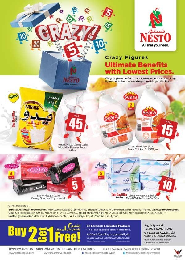 Nesto Crazy Figures Offer