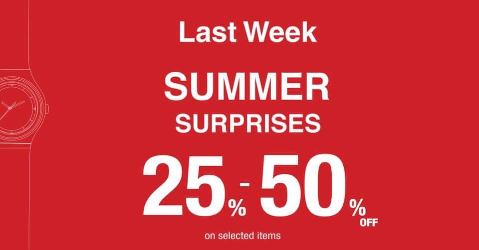 Further discounts @ The Watch House