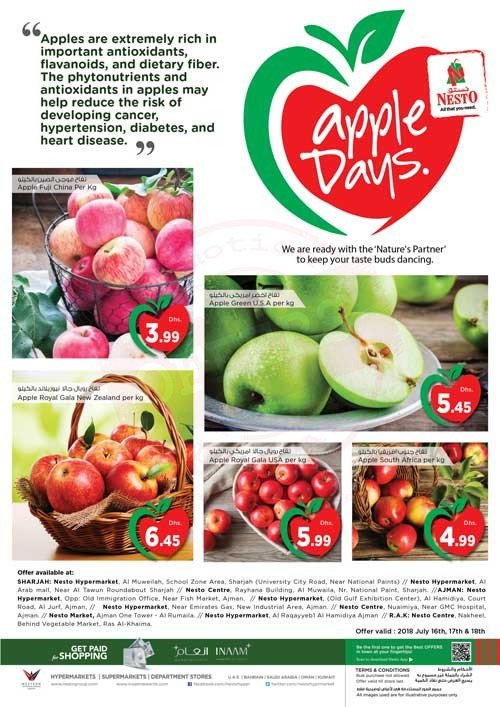 Nesto Apple Days Offer