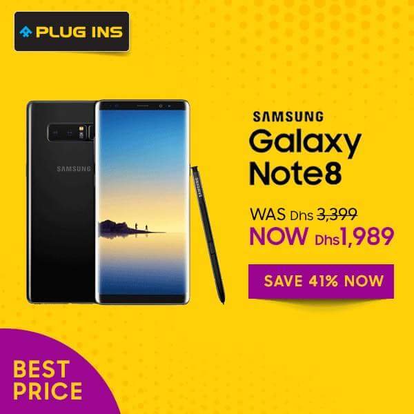 FB IMG 1533722547249 Note8 at an unbeatable price of Dhs 1,989 only. Plug Ins