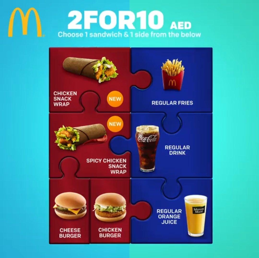 McDonald’s 2 for 10!
