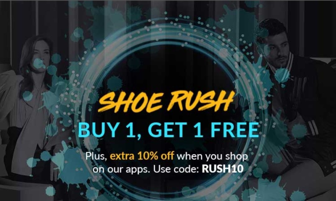 Enjoy Huge Savings With Shoe Mart,Rush Sale Buy 1 Get One On A Huge Range Of Products.