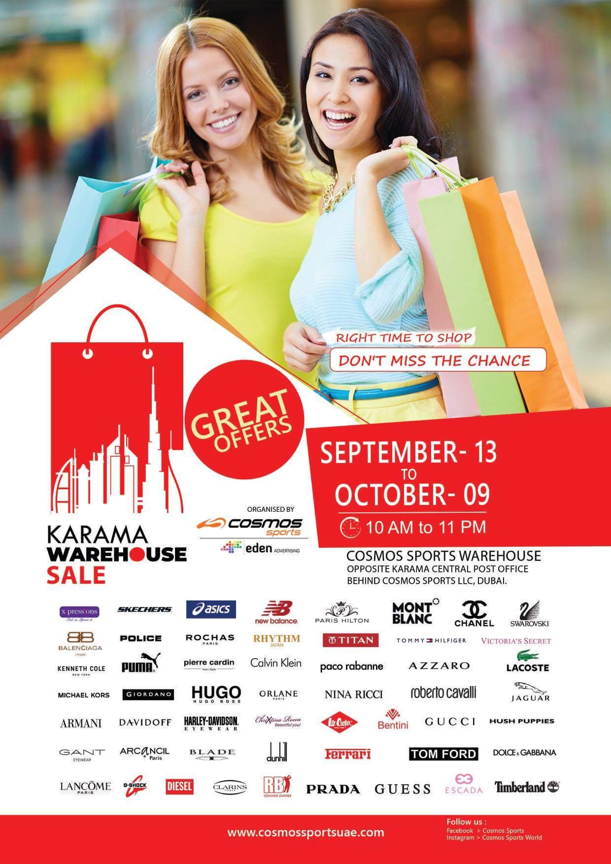 Who doesn’t love Warehouse Sale? Cosmos Sports Al Karama.