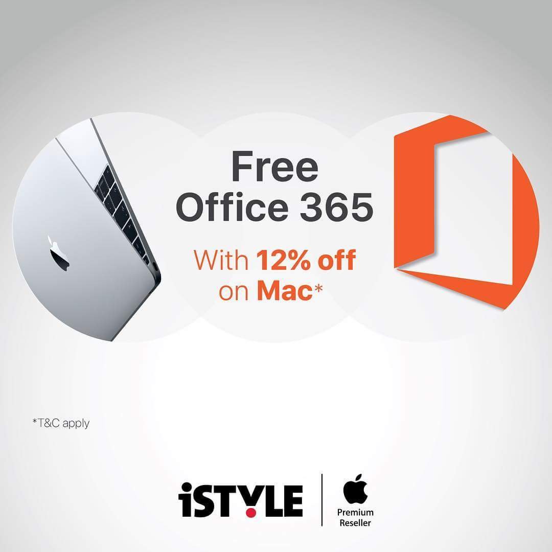 FB IMG 1537939588860 Up to 12% off on Mac | Free AirPods or free Office 365 and 20% off on AppleCare iSTYLE . . .