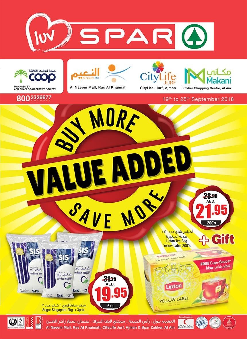 SPAR RAK/Ajman/Zakher Buy More Save More