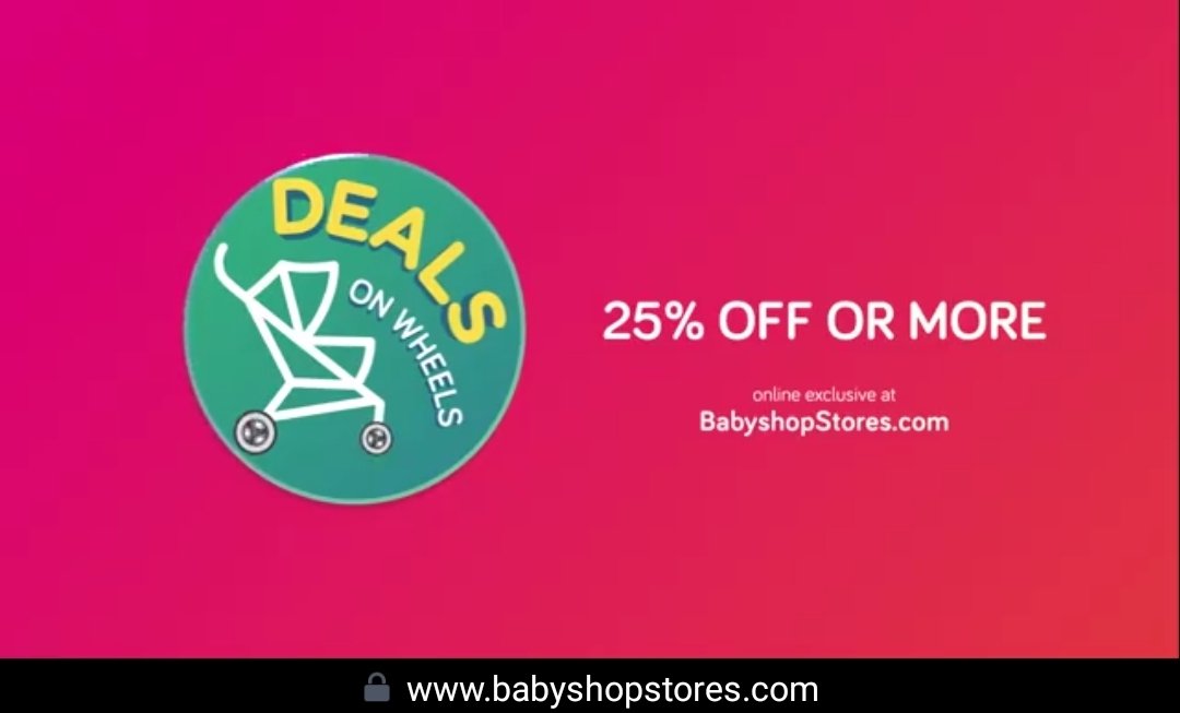 Enjoy 25% Off, Babyshop’s Deals on Wheels Event! Limited Time Offer