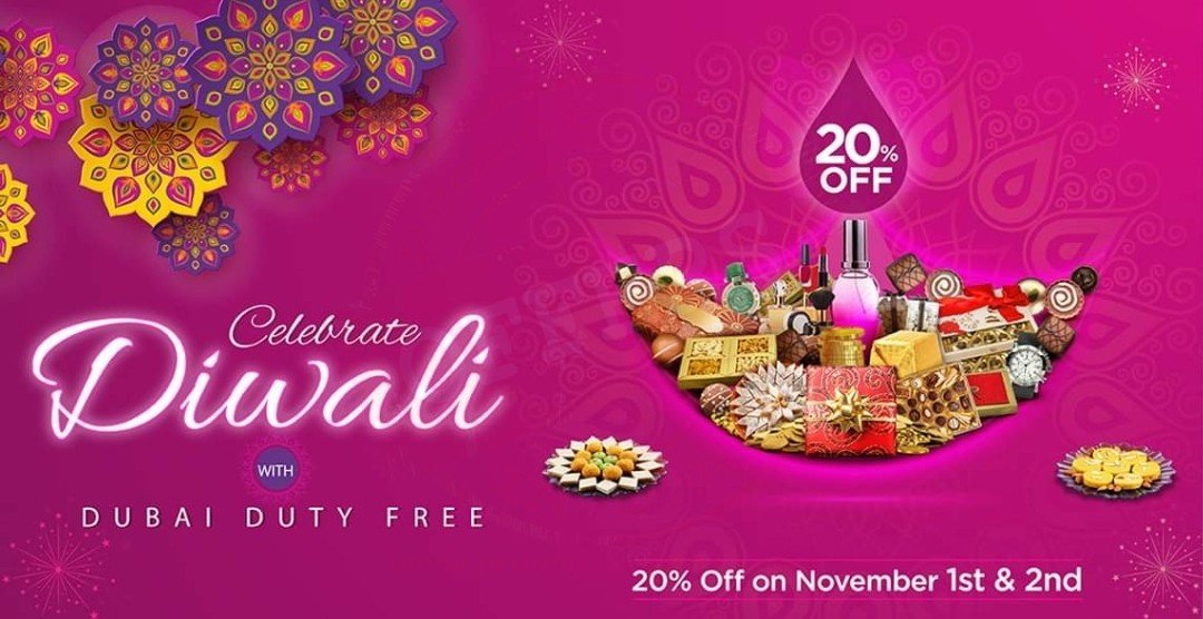 Light up your festive celebrations with 20% OFF on selected products at Dubai Duty Free