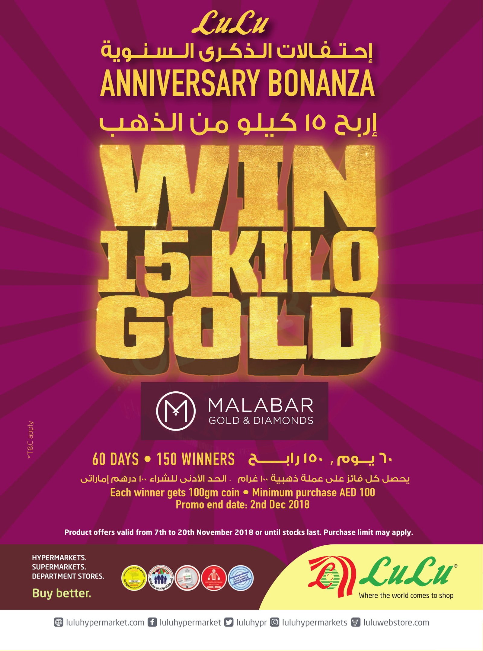 LULU ANNIVERSARY PROMOTION OFFER