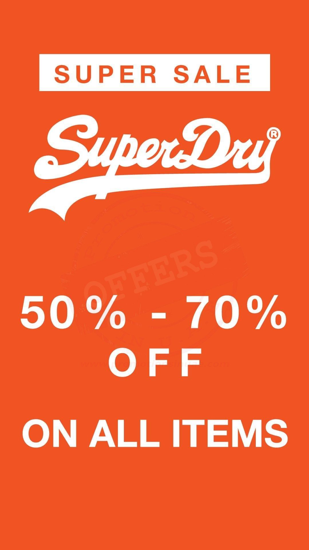 3 Day Super Sale is at stores , drop by & benefit from amazing offer. 50% to 70% off on all items. Get your favorite items with irresistible price
