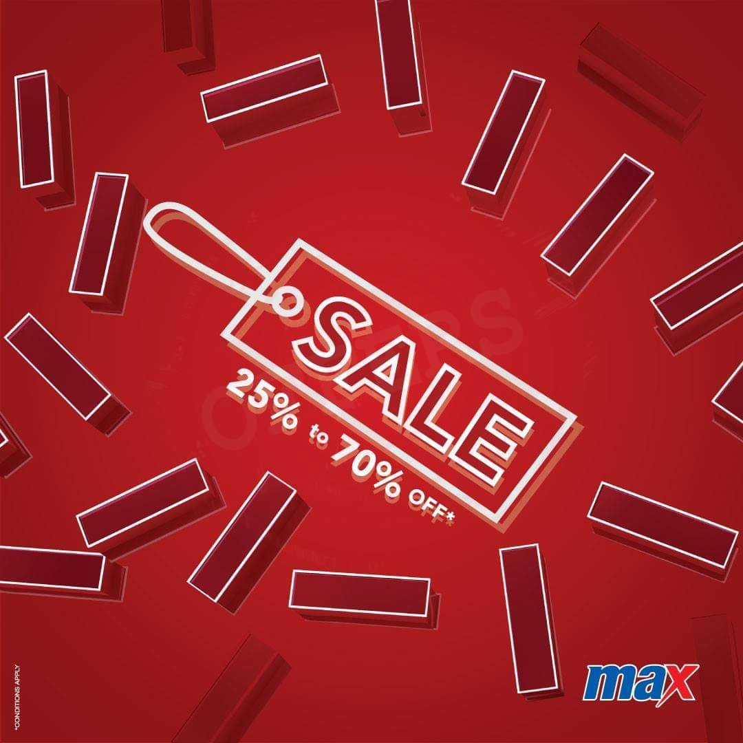 FB IMG 1542890947097 Super Sale!! From 25 to 70% off!! Shop now! Starting today. Max Fashion