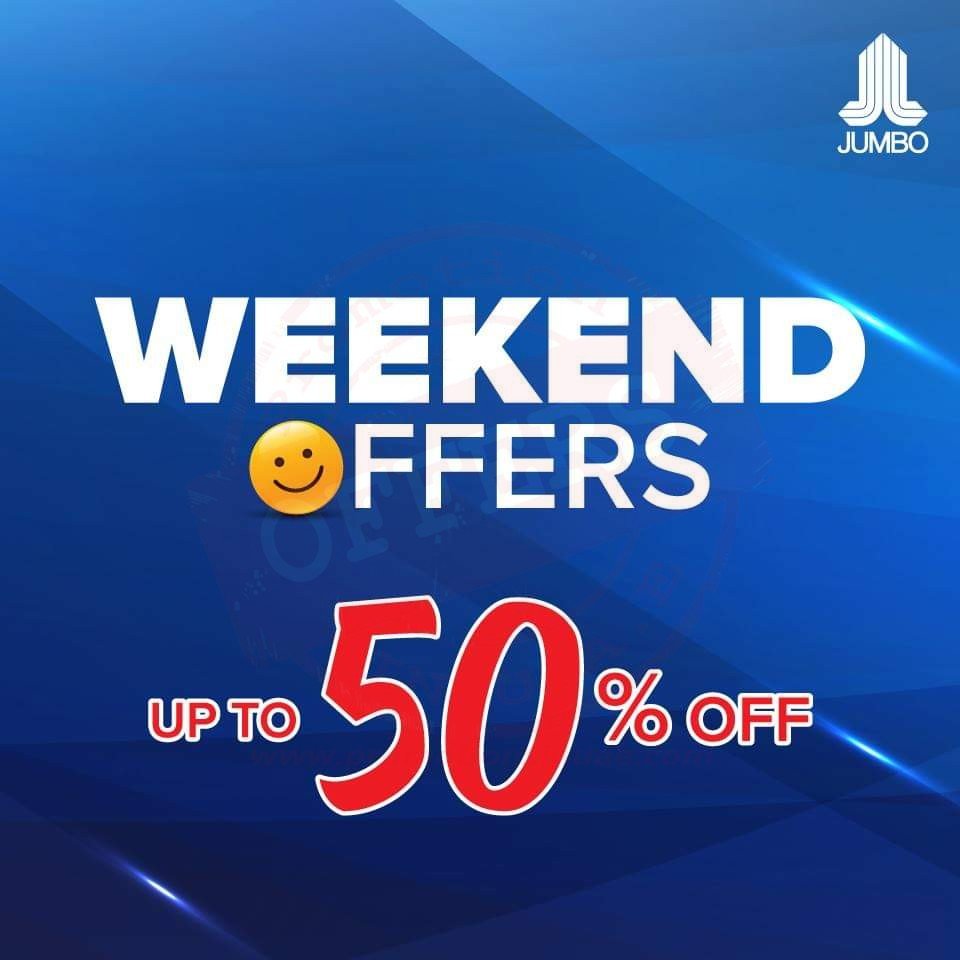 Weekend with irresistible offers at Jumbo