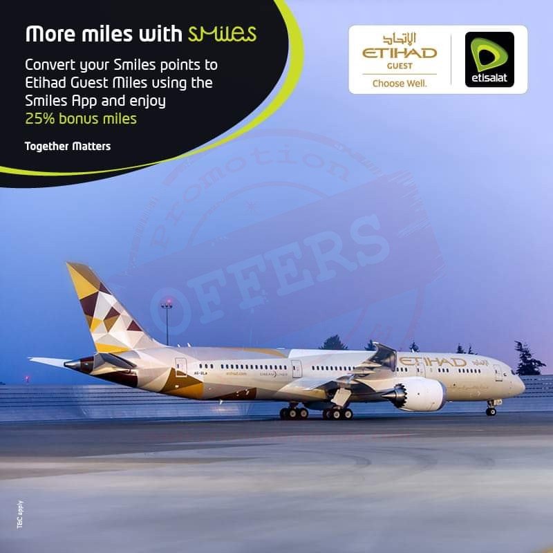 Enjoy 25% bonus miles on SmilesApp