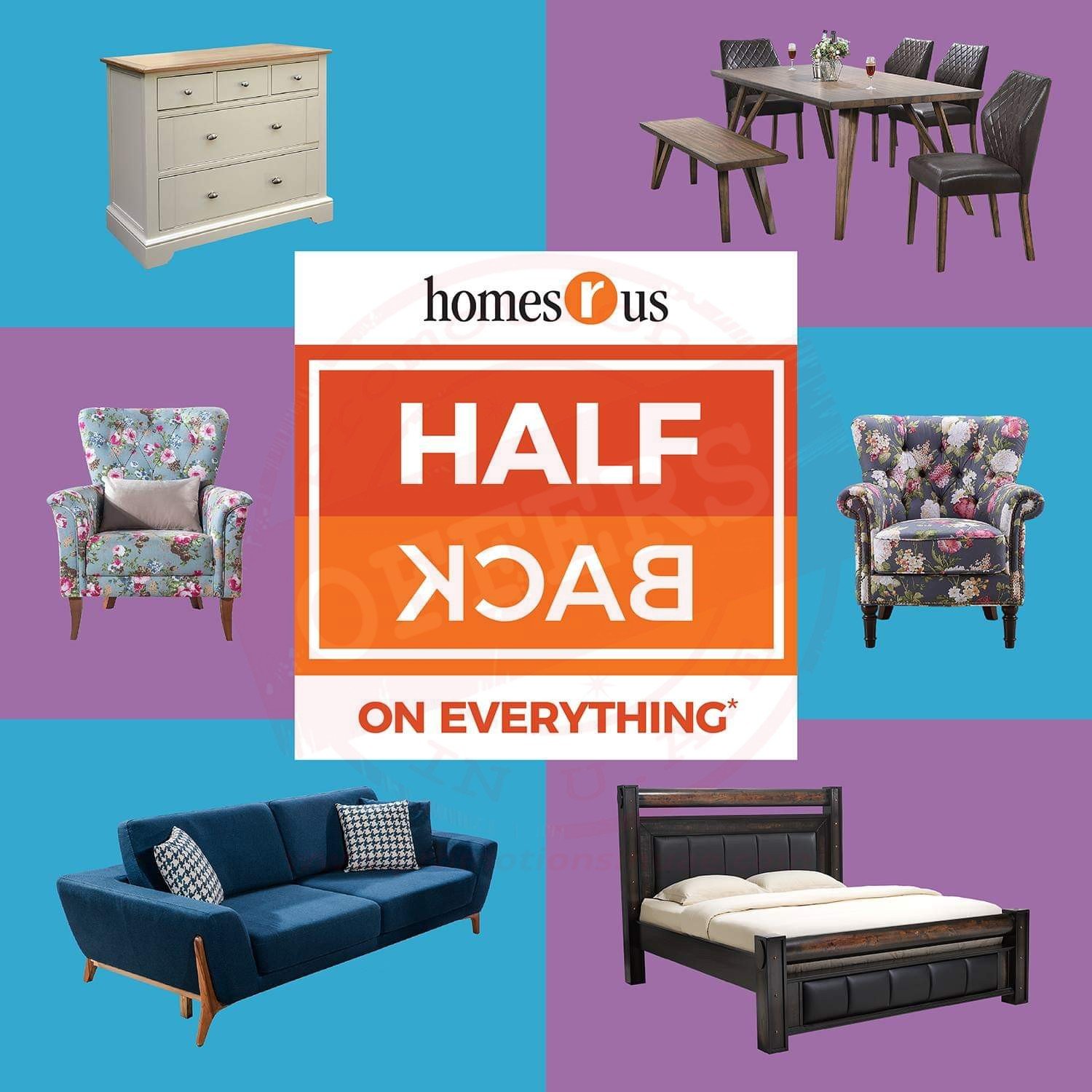 Half back on everything at Homes r Us
