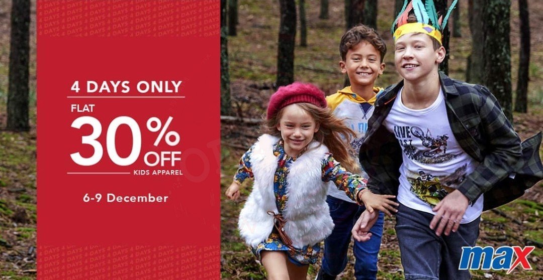 Screenshot 20181206 163441 Facebook Flat 30% off on Kids apparel- at Max Fashion