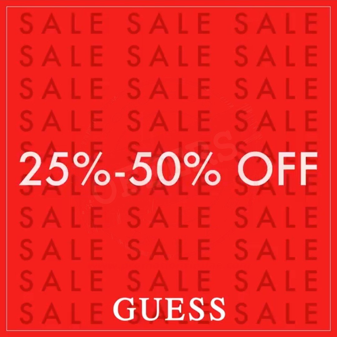 The End of Season Sale from GUESS