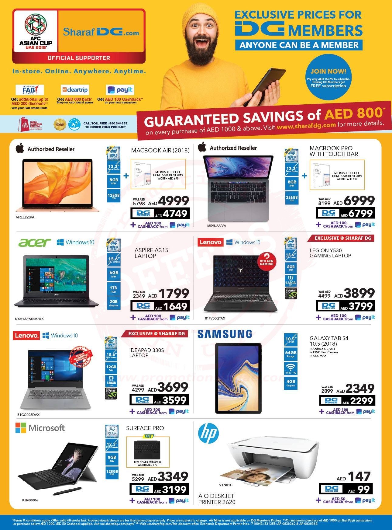 Sharaf DG Guaranteed Savings Offer