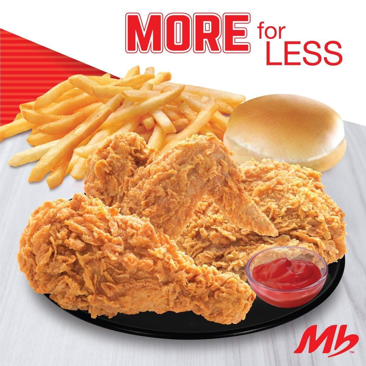 FB IMG 1546504367908 "More for Less" at Marrybrown for AED 17 only.