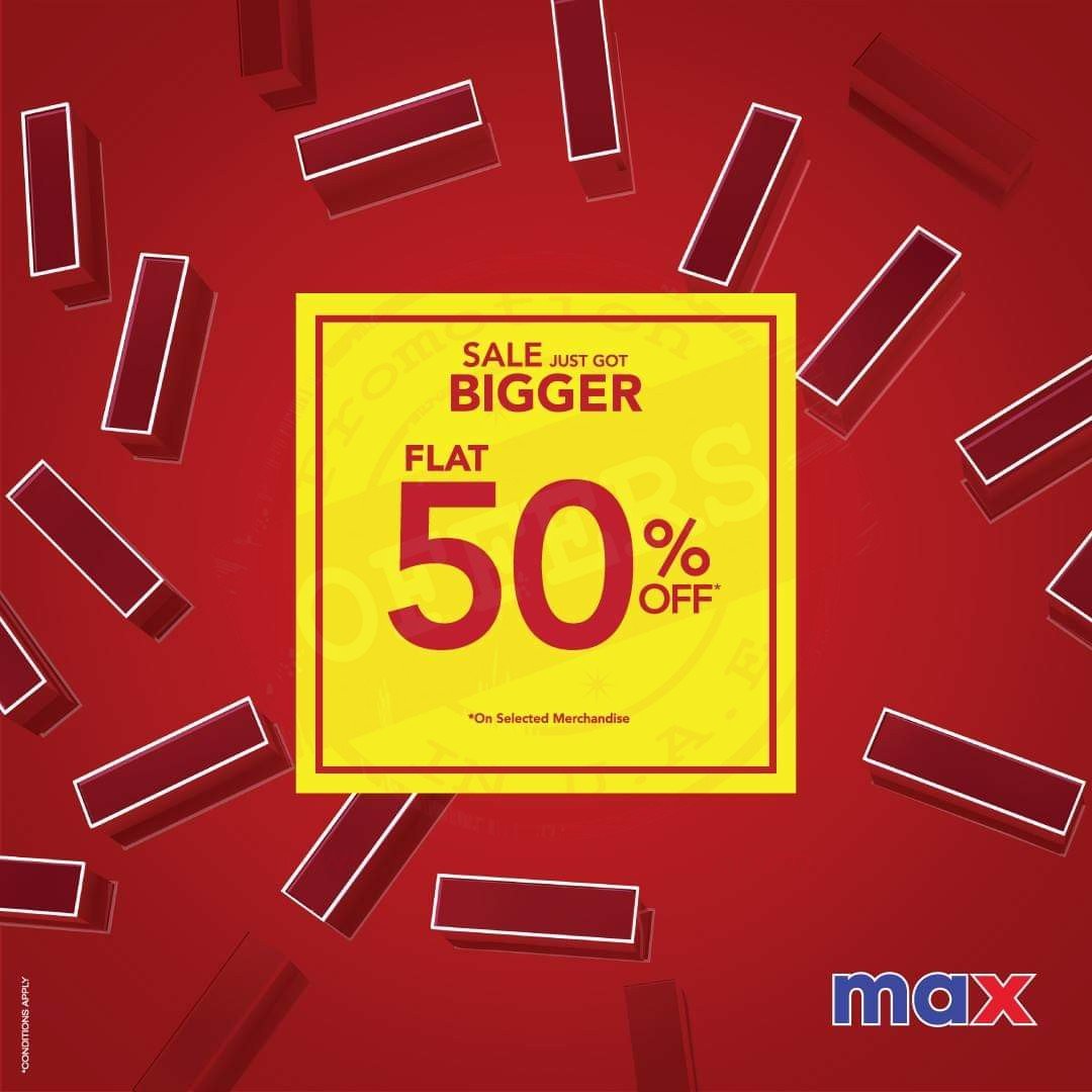 FB IMG 1547736906398 Flat 50% Off* at MAX