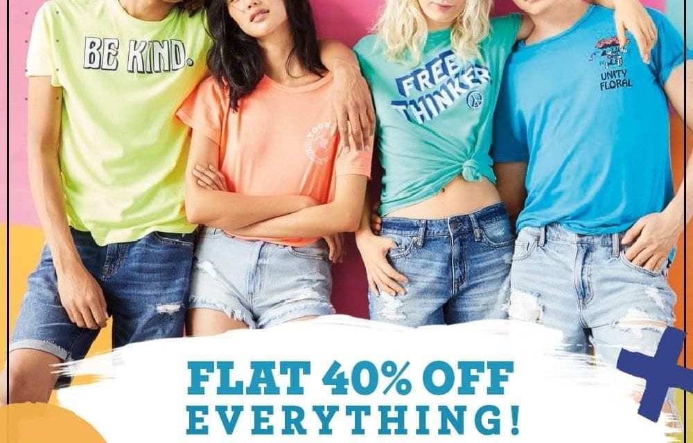 FLAT 40% OFF! at Aeropostale