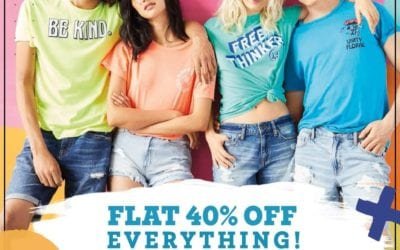 FLAT 40% OFF! at Aeropostale