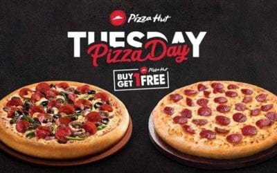Buy get one FREE at Pizza Hut