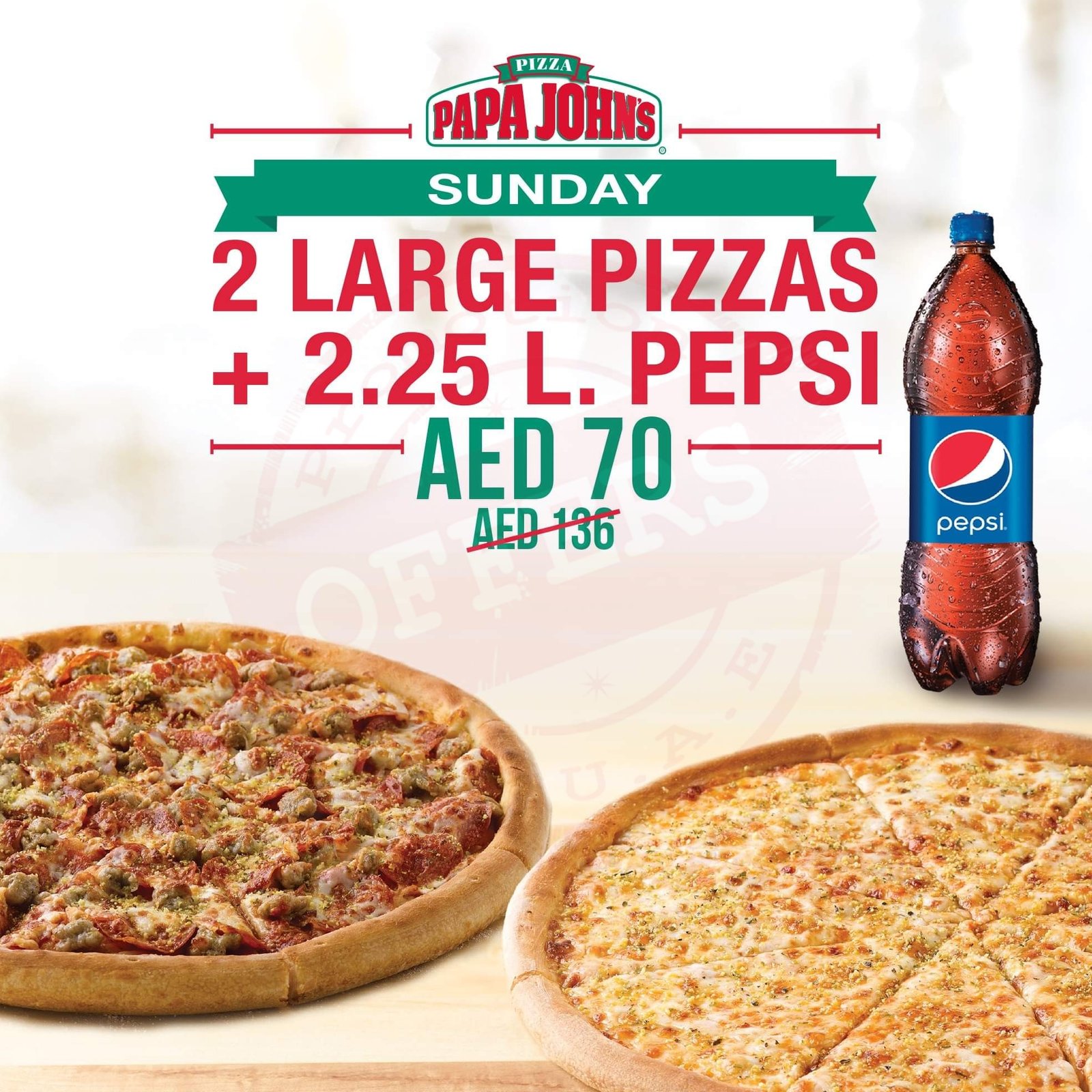 FB IMG 1563717071361 Papa John’s Pizza Sunday offer