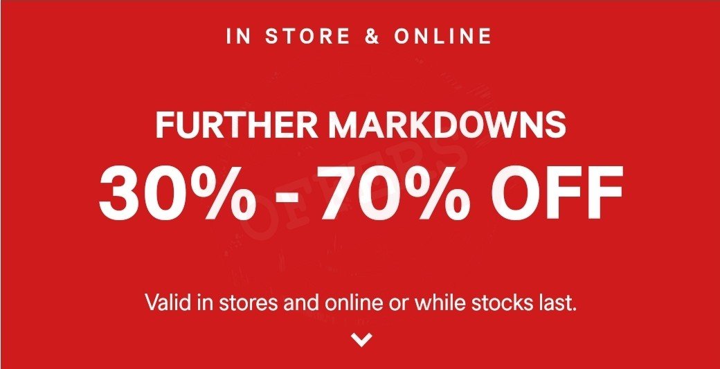 Further Discounts at H&M
