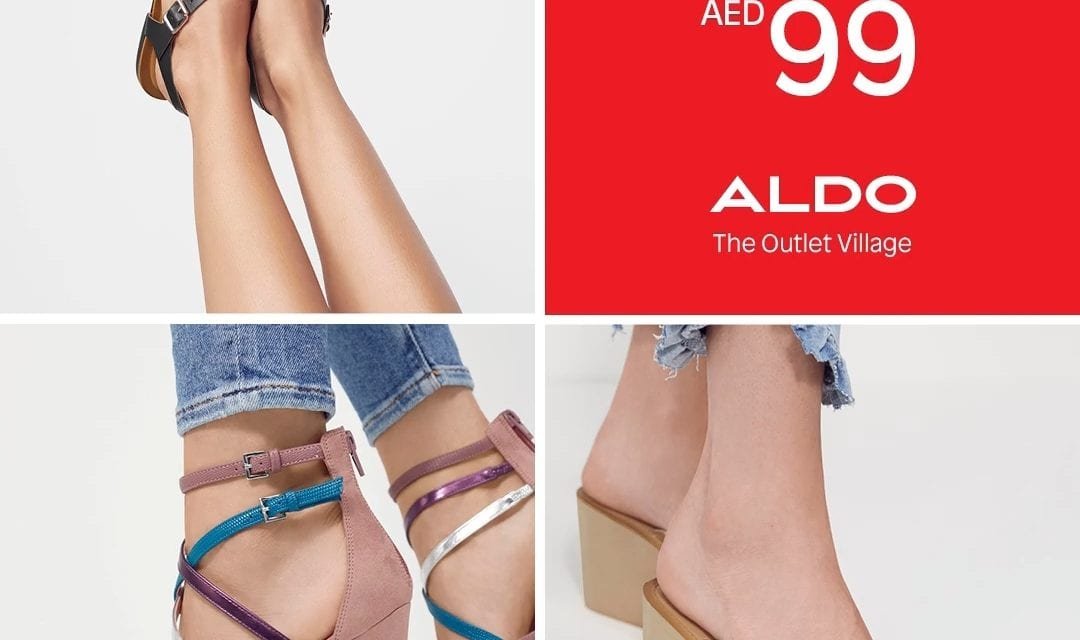 Footwear at 99 only at Aldo