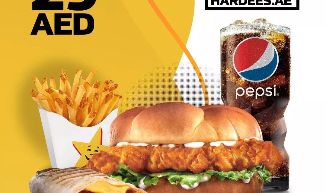 Aed 29 only for Hardee’s meal