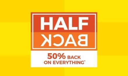 Get half back at Homes r Us.