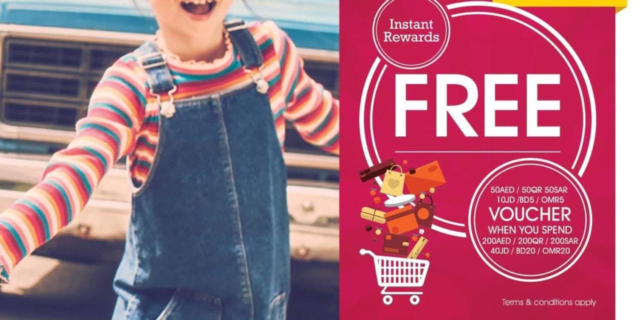Instant REWARD FREE at Matalan