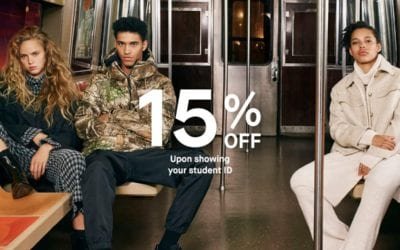 Enjoy 15% student discount at Pull&Bear.