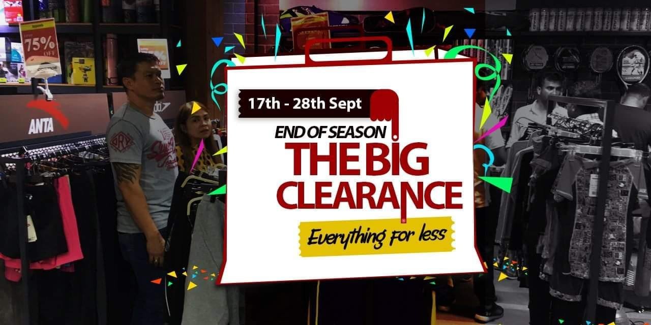 The Big CLEARANCE SALE. COSMOS Warehouse  Sale