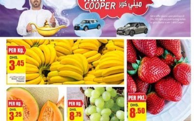 Shop for 100 AED worth to win 5 Mini Coopers