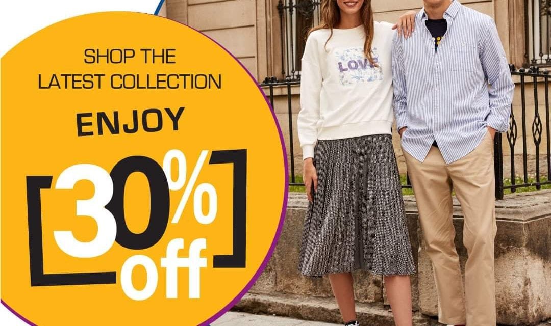 Get Springfield latest F/W19 collection for 30% Off