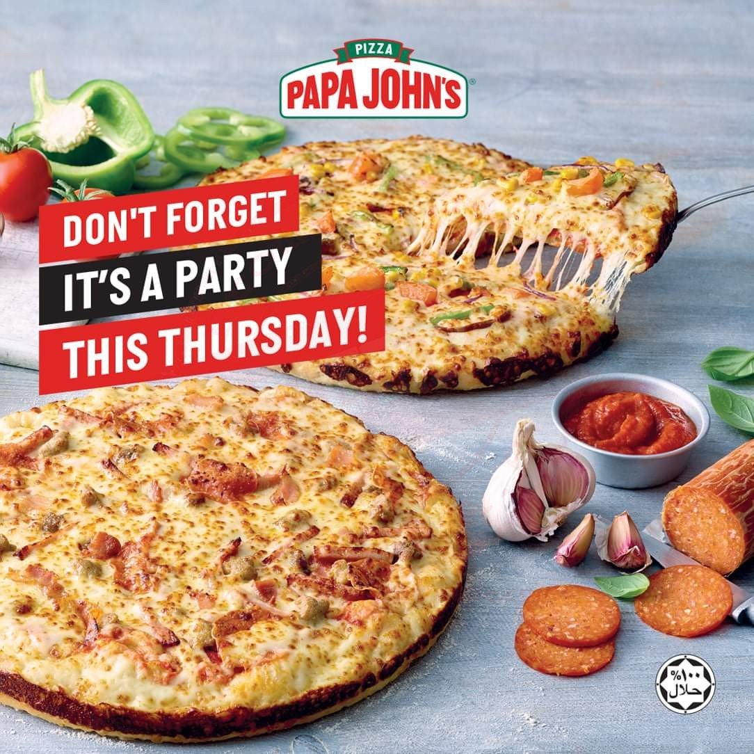 FB IMG 1569481397359 BUY 2 GET 2 LARGE PIZZAS! Order now at PapaJohnsUAE