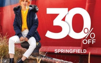 Watch and bag? for free! & Get 30% Off at Springfield stores