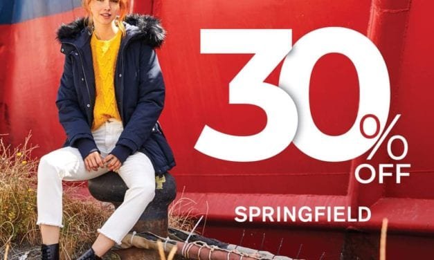 Watch and bag? for free! & <br>Get 30% Off at Springfield stores