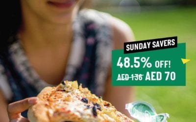 Sunday offer just AED 70 at PapaJohnsUAE