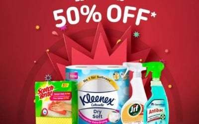 50% OFF on kitchen and bathroom essentials at any Carrefour