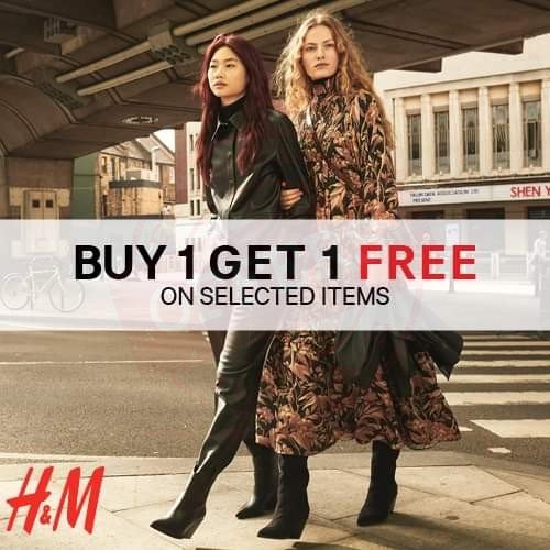 FB IMG 1572081147947 Buy 1 Get 1 Free at H&M