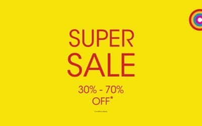 Super Sale! 30-70% OFF at Centrepoint stores