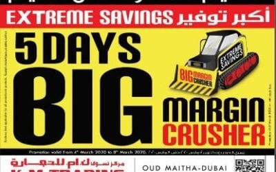 K.M.Trading BIG MARGIN CRUSHER OFFER Dubai