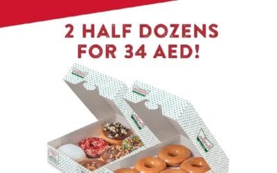 Krispy Kream offer for only AED 34 instead of AED 46