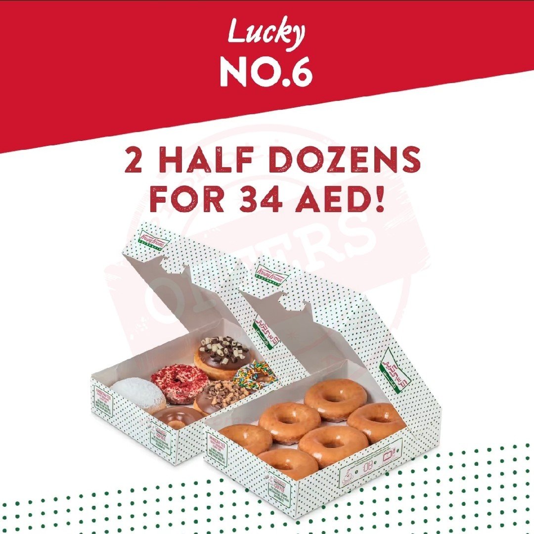 Screenshot 20191006 112443 Facebook Krispy Kream offer for only AED 34 instead of AED 46