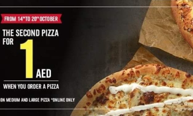 Domino’s Pizza Mega Week offer Pizza for ONLY 1 AED