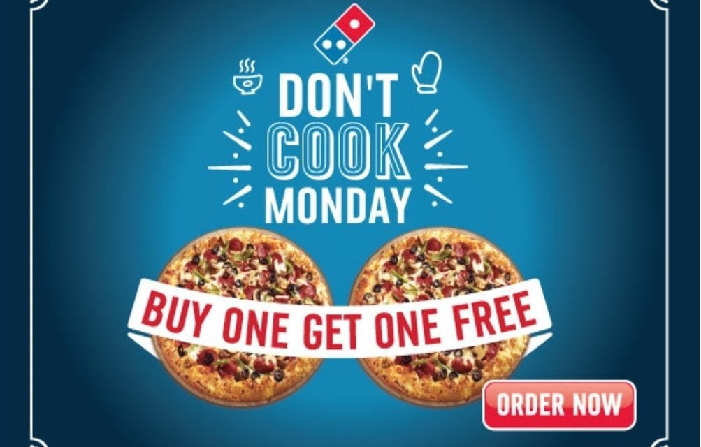 Dominos Pizza Monday Mania