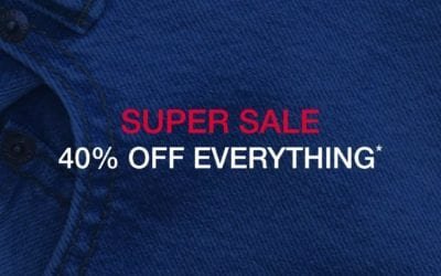 Super Sale is HERE! 40% off on at Gap