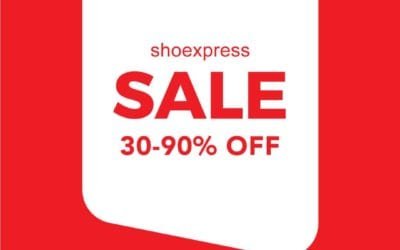 Up to 90% Off at Shoexpress – 3 Day Super Sale!